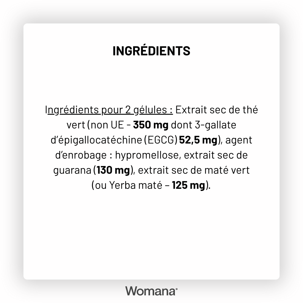 Fiche technique complète du produit WomaBurn